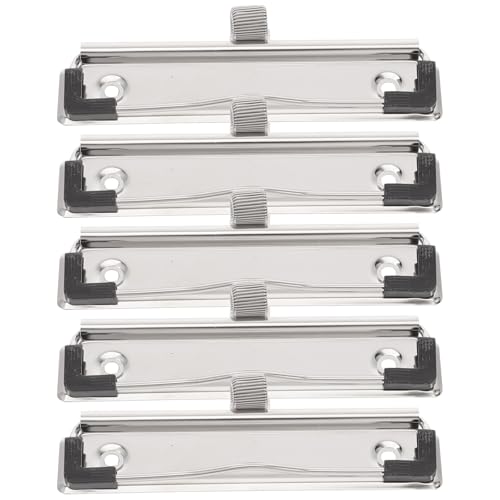 Pinces métalliques robustes HANABASS pour organiser vos documents de bureau
