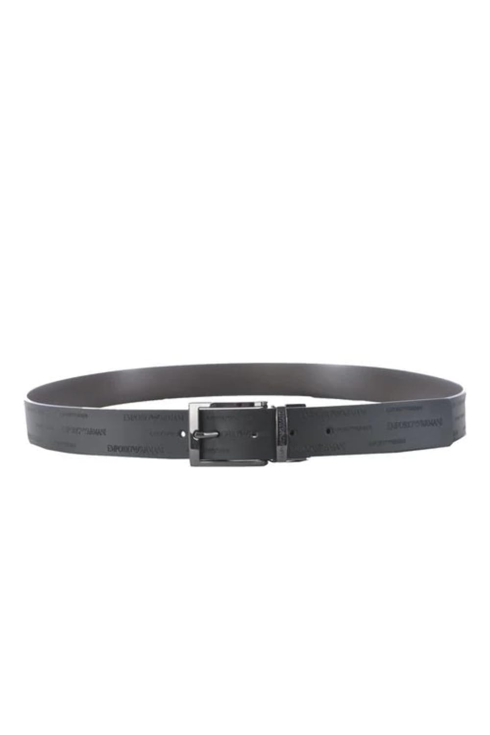 Emporio Armani MAN CINTURA REVERSE MULTI LOGO NERO-MORO