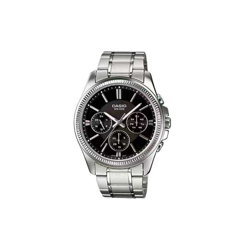 Montre wave ceptor pour homme en acier noir avec cadran lumineux étanche