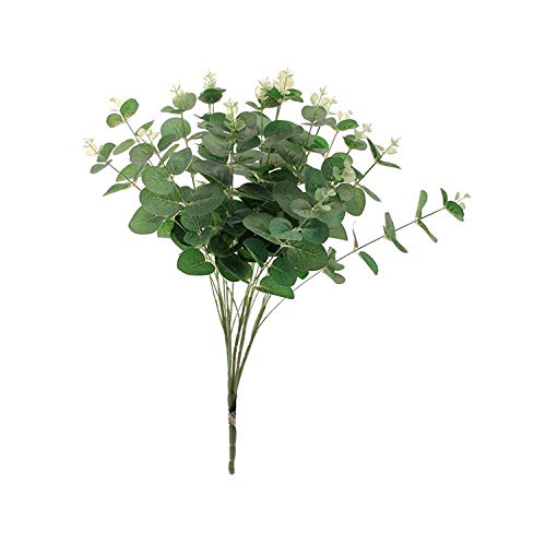 Apac Packaging LtdARTIFICIAL EUCALYPTUS LEAF BUNCH 52CM GREENERY SILK WEDDING DECOR CRAFTS