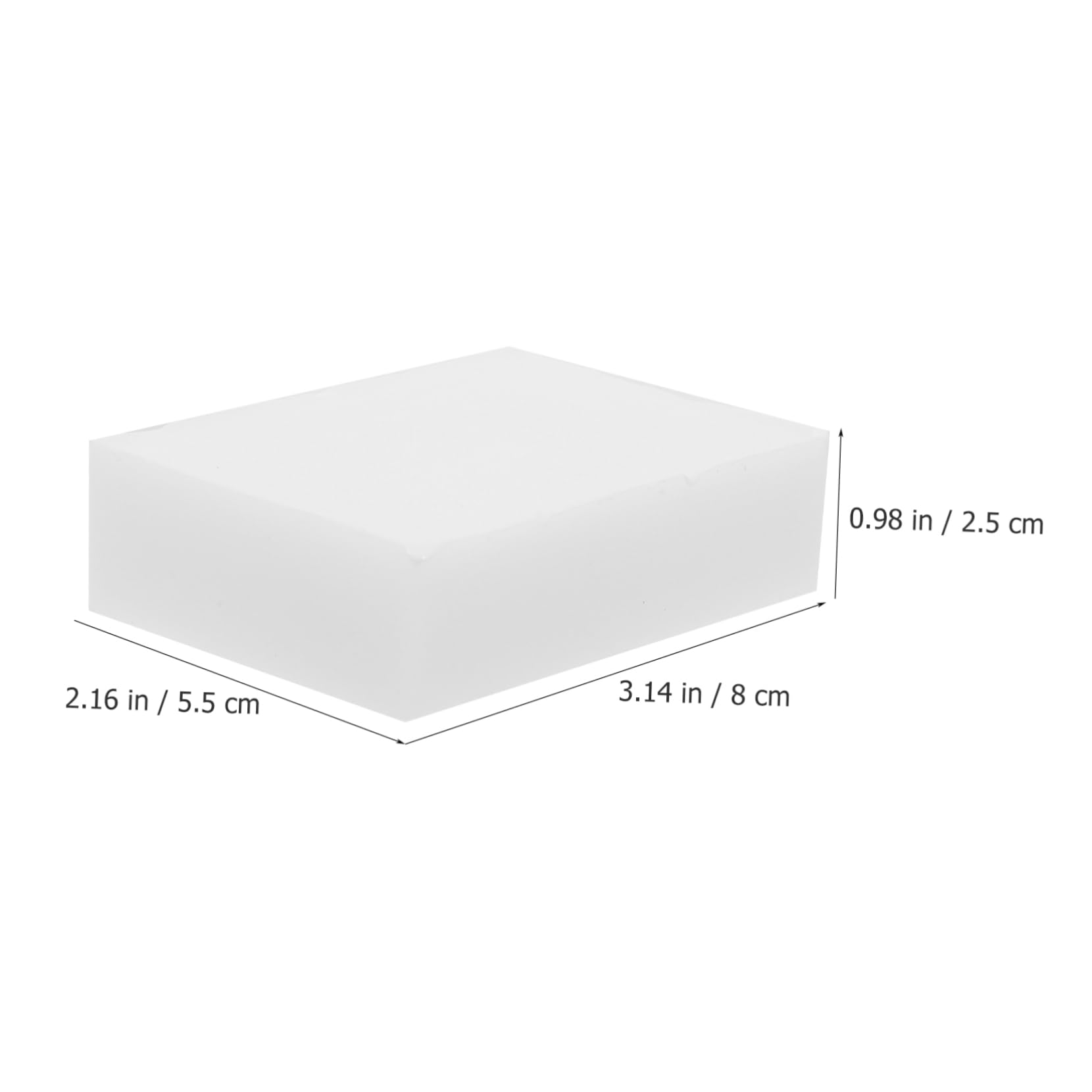 Yardwe de Snowboard de Planche à roulettes Acrylique pour Snowboard Fart de Ski d'hiver Snowboards pour Planche de Ski Scrubber de Glissement Blanche