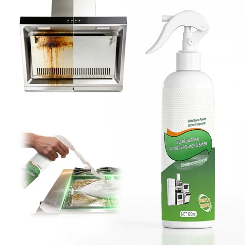 Mustowl Heavy-Duty Kitchen Oil Remover Spray Multi-Purpose Degreaser for Cooktop Oven Stove & Range Hood Foam Cleaner for Grease (1pcs)
