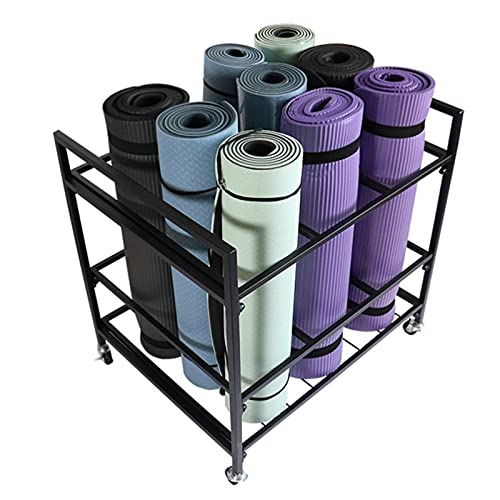 Support de rangement pour tapis de yoga pour un studio à la maison épuré