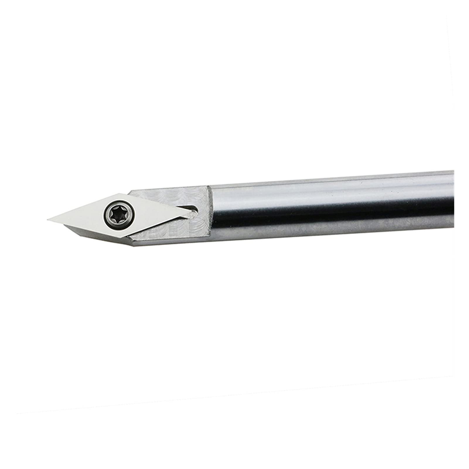 Blade Multifunzione Tipo oscillante 10 Lame per carburo affilato per tornio in Legno Detailing 10mm (.39 ") x28mm (1.10"), 2,5 mm (.10 ") Spessore (Angle : VEMN 160202 N)