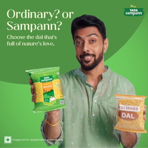 Image of Tata Sampann Unpolished Moong Dal (Split), 500gm