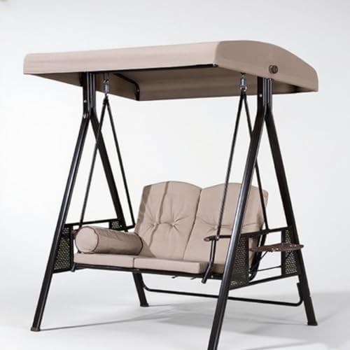 Replacement Canopy Top for 2/3 Seater Patio Swing - Rip-Proof Outdoor Hammock Cover, 59.8"x48.8", Durable Porch Swing Canopy for Garden & Yard Use