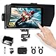 Desview A5 Kamera Field Monitor Touchscreen 5,5 Zoll, Camera Monitor 4K HDMI mit Sonnenschutzhaube, Full HD 1920x1080 IPS 3D LUT Video Peaking Focus Assist für DSLR