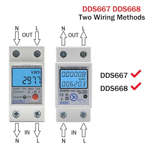 Compteur d'énergie DDS668 110V pour stopper le gaspillage