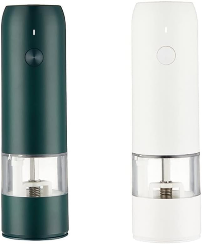 2Pcs Electric Salt Pepper Grinder Set USB Charge Spice Mill Grinder Adjustable Coarseness Pepper Mill Grinder Kitchen Tools