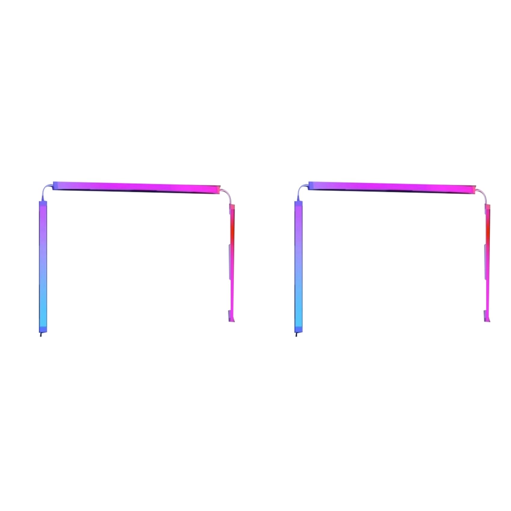 Hndhbfgrt 2X Computer Screen Synchronization Strip Monitor RGB LED PC Backlight Pickup Light for Esports Room for 27 Inch Monitor