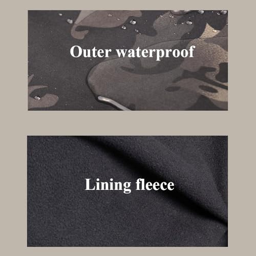 TOMITANY Men’s Fall&Winter Military Tactical Pants Fleece Lined Outdoor Cargo Pants3