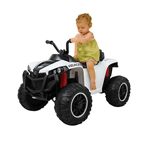 BWM.Co Kids Powered Ride On 6V Quad ATV Bicycle Battery Powered Electric Motorized