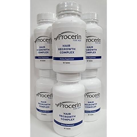 Procerin Tablets Hair Re Growth for Men, 6 - 90 tablet Bottles Cover