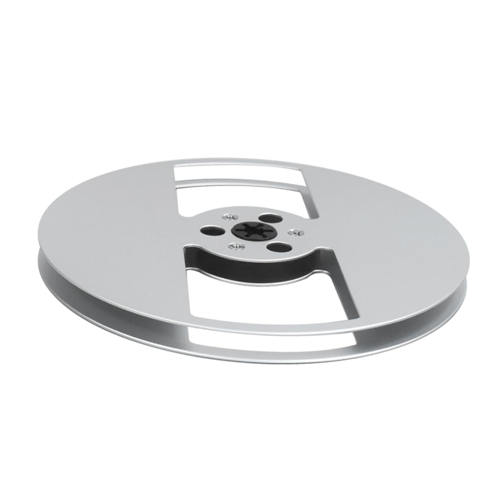 Elnwnnkc 1/4 7inch Empty Reel for Reel to Reel Tape Recorders for Open Reel Sound Deck, Aluminum Alloy