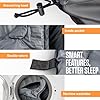 VENTURE 4TH 3-Season XXL Backpacking Sleeping Bag, Camping Sleeping Bags for Adults & Kids - Lightweight, Comfortable, Water Resistant, Ideal for Hiking, Camping & Outdoor – Silver/Black #4