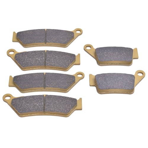 2019-2020 BMW Motorcycles RECALL 20V-476 Brake Caliper Check (K5X, K69) 4 Brake Pads for BMW F800GS 2008 2009 2010 2011 2012 2013 2014 2015 2016 2017 2018, F850GS 2016 2017 2018 2019 2020, OEM # 34217722884 34117705216, Ceramic Front and Rear Pad Set
