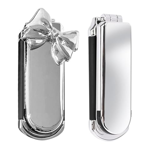 Cepillo de pelo portátil – Peine plegable con espejo de maquillaje integrado, herramienta compacta para desenredar | para mujeres, viajes, gimnasio, escuela, al aire libre, peinado, fácil de llevar