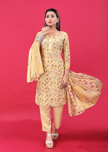 Image of Women's Kurta and Pant Set, Cotton