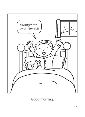 Color & Learn Easy Italian Phrases for Kids Paperback – December 16, 2015 - Image 5