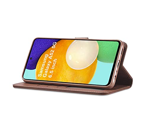 Étui à rabat jaune élégant pour Samsung A32 4G finition mode - 5
