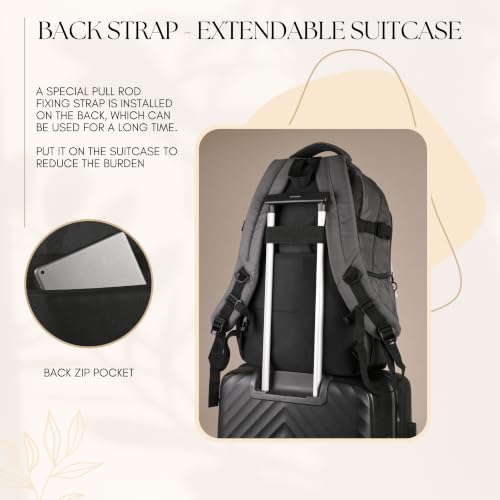 Image of Casual Daypack Backpack, Lightweight Laptop Backpack for Men Women, Stylish Travel Bag with Multiple Storage Compartments, College School Office & Everyday Carry Bag