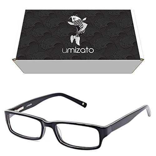 Umizato Blue Light Blocker Glasses for Kids - Hypoallergenic Computer Glasses for Kids, Girls Boys Ages 6-12, Glasses for Computer Eye Strain Kids, Screen Glasses for Kids (Hiawatha in Black Racer)