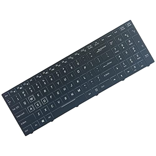 Teclado de laptop, retroiluminação RGB, inglês dos EUA para N850 N950 N857HK, Cvm15F23Usj430D Cvm15F