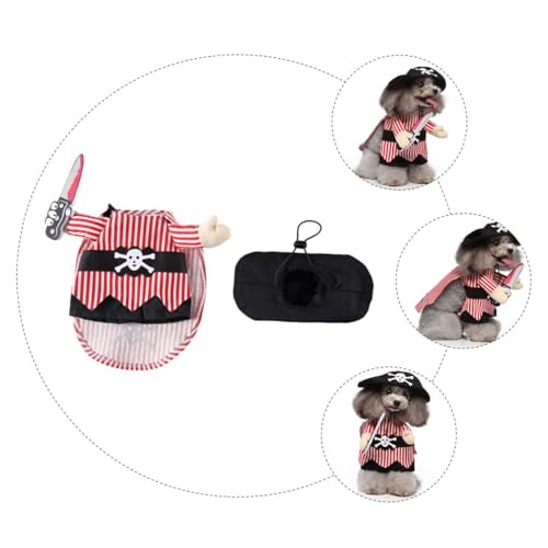 Disfraz divertido para perro Abaodam Halloween Navidad miniatura 4