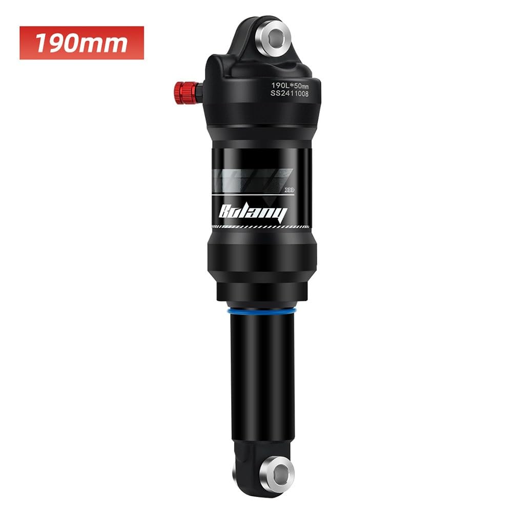 Stoßdämpfer für Mountainbike, verstellbarer Luftdruck, 165 mm, 190 mm, für Downhill-Elektrofahrräder