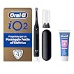 Oral-B Spazzolino Elettrico Ricaricabile iO 2 Nero, 1 Spazzolino Elettrico, 1 Testina Di Ricambio, Custodia Da Viaggio, Supporto per testine + 1 Dentifricio Oral B Pro-Expert, Pulizia Denti