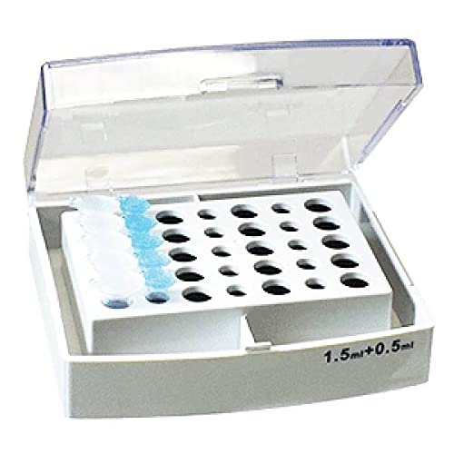 Research Products International Heating and Cooling Block, Holds 15 Tubes (0.5 ml) and 20 Tubes (1.5 ml) - RPI