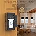 Bleu Clair Anti-Theft Doorbell Mount All Metal With Charging port, Compatible with Ring Video Doorbells, No Drill, Not Block Doorbell Motion Sensor, for Rentals Apartment