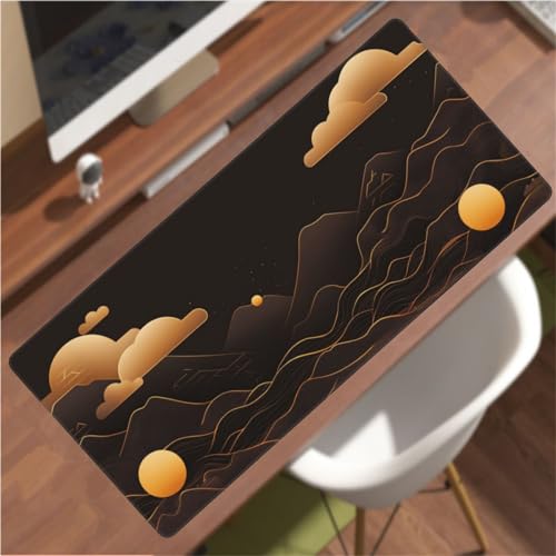 Gaming mouse pad y alfombrilla de oficina de 60x30 cm con diseño abstracto 7