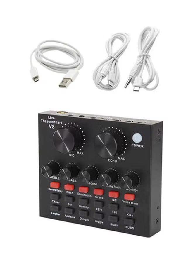 Detrend EZZYSO V8 Live Sound Card Black