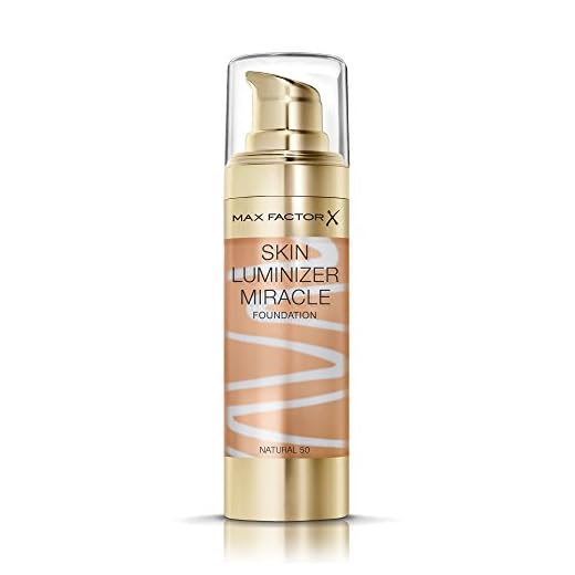 Max Factor Skin Luminizer Miracle Foundation, 50 naturlig, 1-pack (1 x 30 ml)