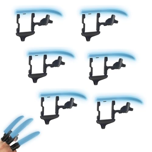 BCHKO 6 Griffes rétractables Wolverine, Griffes de Loup Extensibles en Plastique, Accessoires de Costume Wolverine pour Adultes et Enfants (colorées)