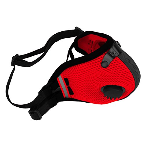 Image of RZ Mask M2 - Cooling Mesh Dust Mask w / 99.8% Carbon Filtration, Anti Fogging w /Easy Use Hook-and-Loop Head Strap