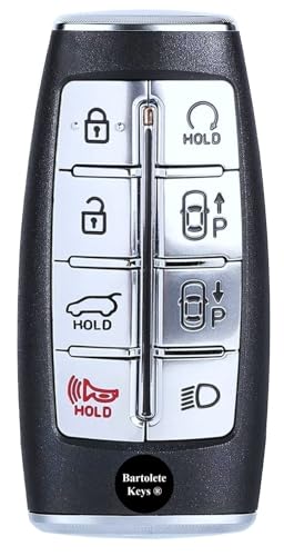 Bartolete Keys Replacement Proximity Remote Smart Car Key Fob for
