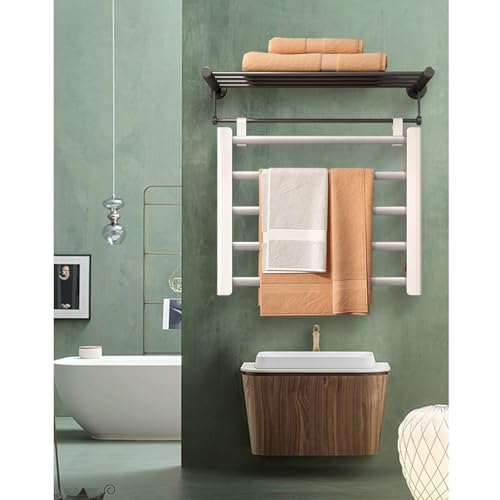 Toallero calefactable de pared para eliminar la humedad de tus batas y pijamas en invierno