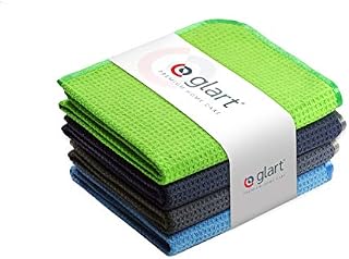Glart 4 Super Soft Microfibre Cloths 40 x 40 cm, for Car Cleaning, Detailing and Drying, Car Care - Home Car, Multipurpose