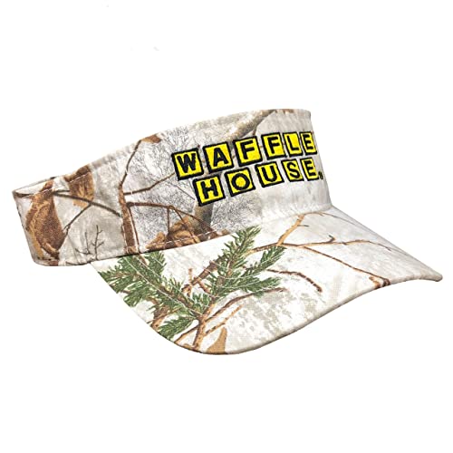 Realtree Color Camo Visor with WH Embroidery Logo for Men Women and Kids | Adjustable Velcro Backing | Limited Edition | Pink Purple or Teal