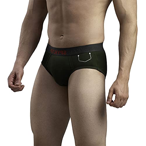 Image of Underjeans Men Cotton Blend Brief - Pack of 2