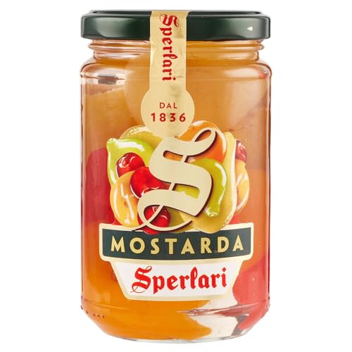 Sperlari - Mostarda Cremonese di Frutta Mista, Senza Glutine - 380 gr