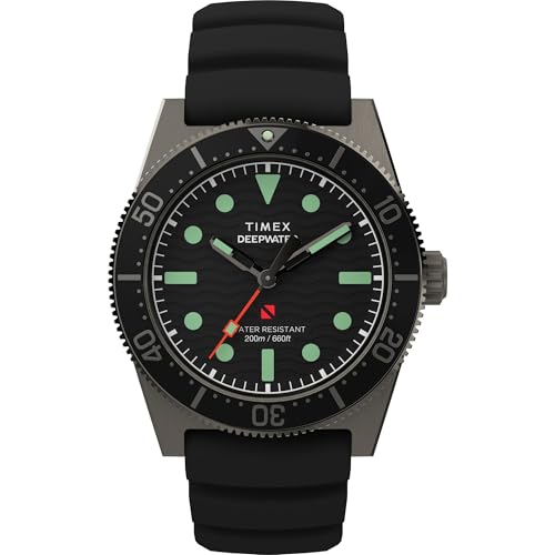 Montre de 41 mm de récif d'eau profonde Timex montre étanche homme