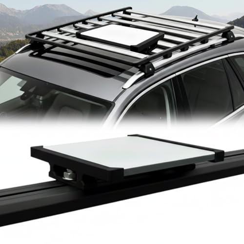 Starlink Mini Mounting Kit for T-Slot Crossbars – No-Drill Bracket Adapter, Quick Install on T-Track Roof Racks for RVs, Cars & SUVs (T-Slot ONLY, Not a Full Rack)(Black)