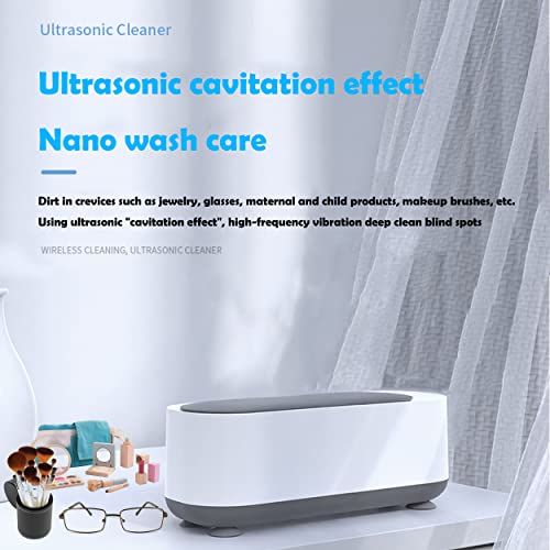 Jewelry Cleaner Machine,Ultrasonic Jewelry Cleaner Machine Low Noise 45Khz Ultrasound Silver Jewelry Cleaner For Retainer,Eyeglass,Watches,Coins,Dentures … … #TOP3