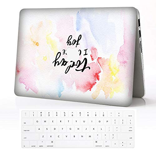 Laptop Case für Bedrucktes Design Kunststoff Hardcase Schutzhüllen mit Tastatur Cover kompatibel Transparent