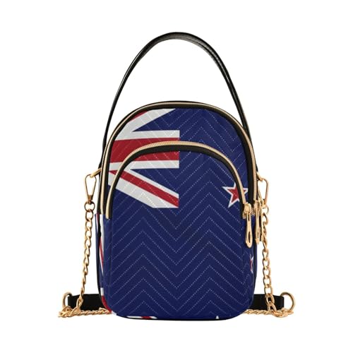 BCFHRGT New Zealand Flag Kiwi Crossbody Bag for Women