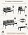 U-MAX Aluminum Patio Furniture Set 7 Seats, Modern Furniture Clearance with Coffee Table & Side Table, Patio Conversation Sets with Deep Cushions for Lawn, Garden, Porch, Balcony, Dark Grey