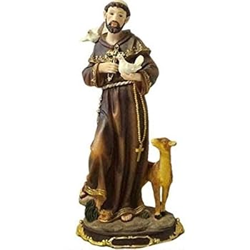 Amazon Com 12 Inch St Saint Francis Of Assisi Statue San Francisco De Asis Statue Everything Else